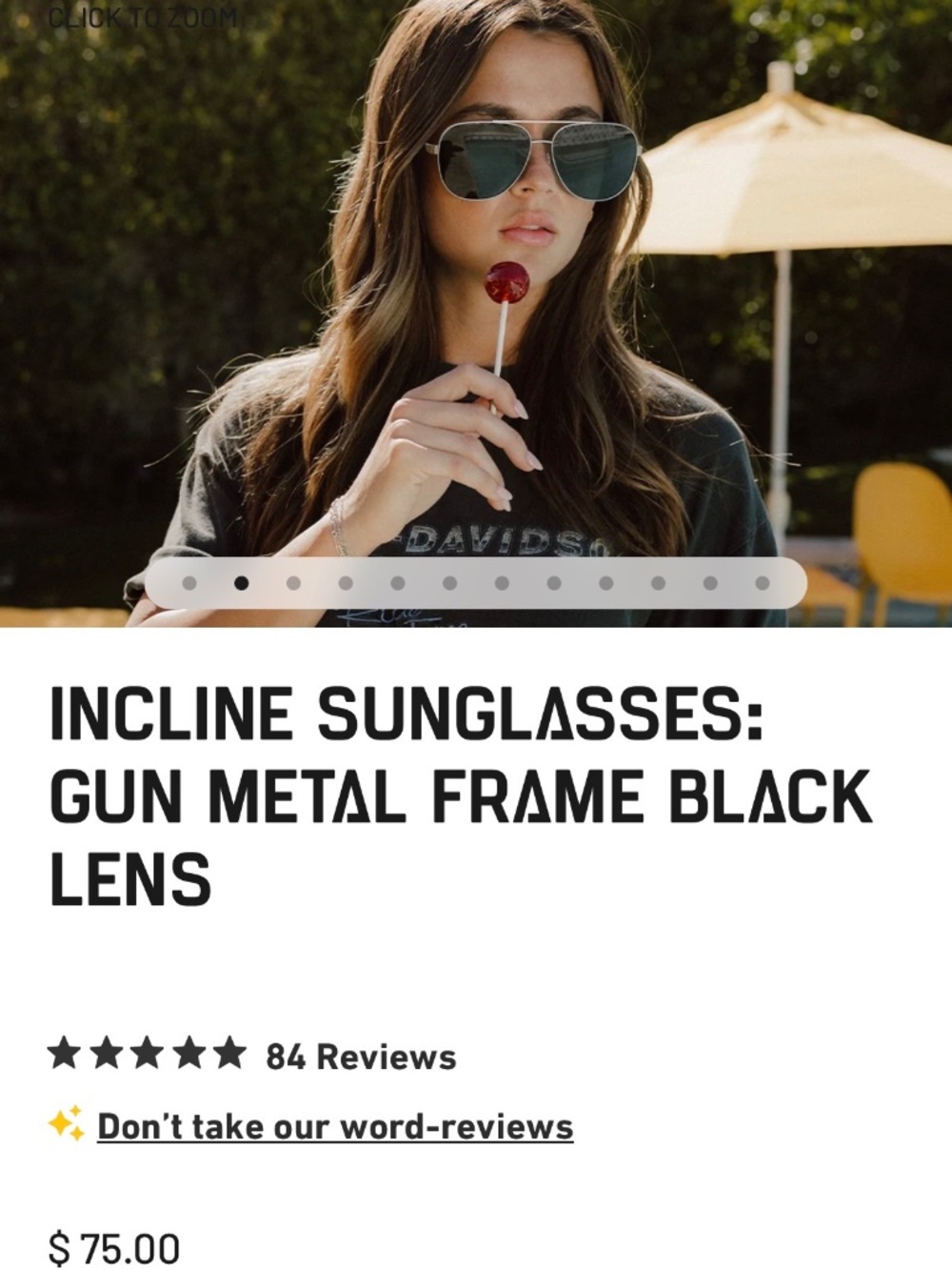 Heatwave Gun Metal Aviator Sunglasses unisex